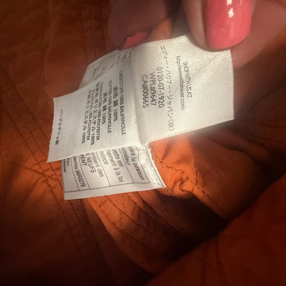 Eddie Bauer L quilted corduroy barn coat in EUC - Picture 15 of 16